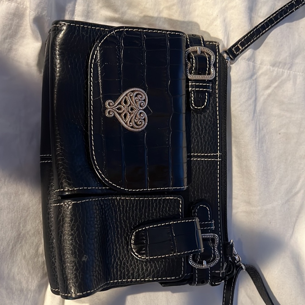 Brighton organizer with removable crossbody strap